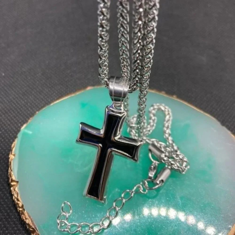 Stainless Steel Cross Chain